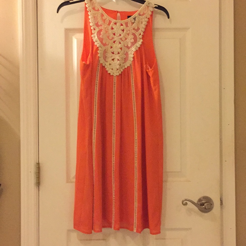 Orange Dress NWOT
